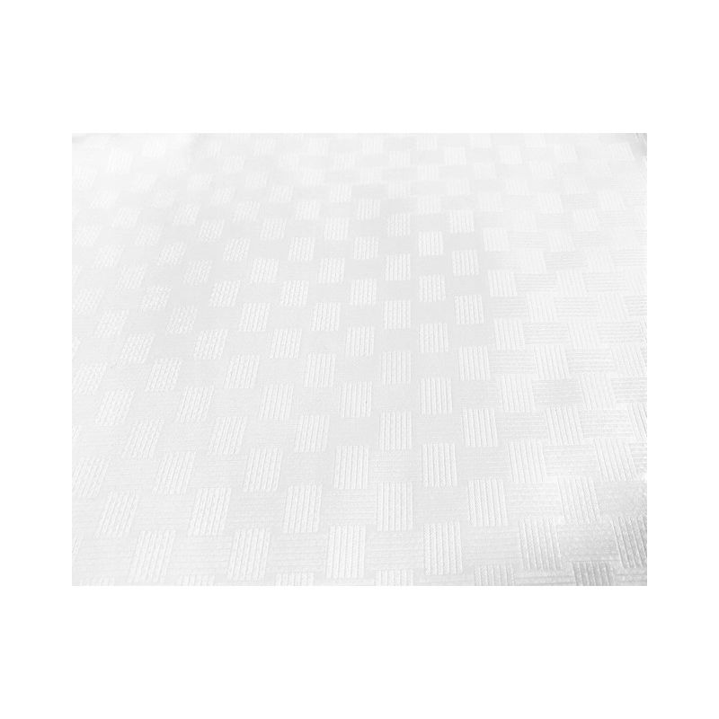 OBRUS BIAŁY CERATA BIAŁA GRUBA , NA METRY WYMIAR KRATKA NOWA