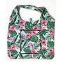 TORBA SKŁADANA EKO PORTFEL NA ZAKUPY TURKUS KWIAT RÓŻ