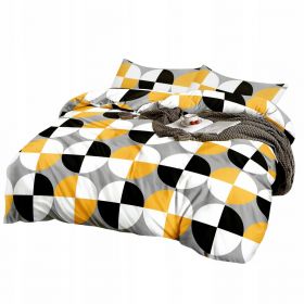 Komplet pościeli 160 x 200 2 poszewki prześcieradło pościel SZARA kolorowa