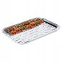 Blacha taca do grillowania stalowa perforowana 34,5x24,5 cm wielorazowa