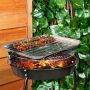 Blacha taca do grillowania stalowa perforowana 34,5x24,5 cm wielorazowa