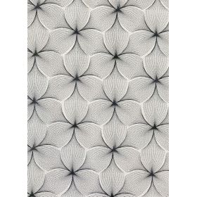 OBRUS CERATA GRUBA , NA METRY WYMIAR SZARA KWIATY