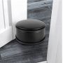 Stoper do drzwi metalowy czarny 11,5 cm odbojnik ogranicznik wolnostojący