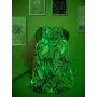 Koc 150 x 200 Mikrofibra Fluorescencyjny ŚWIECĄCY w ciemności Dinozaury