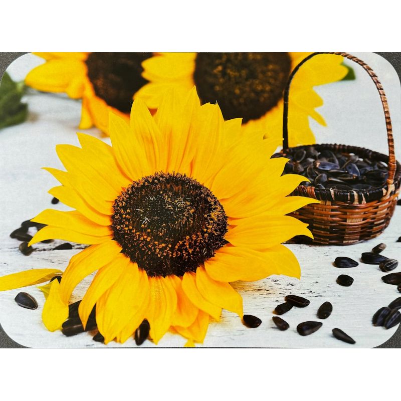 PODKŁADKA MATA LAMINOWANA NA STÓŁ SŁONECZNIK + KOSZ