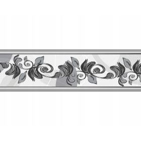 PASEK OZDOBNY DEKORACYJNY BORDER SAMOPRZYLEPNY 58 SZARY