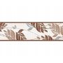 PASEK OZDOBNY DEKORACYJNY BORDER SAMOPRZYLEPNY 58 BRĄZOWE LIŚCIE