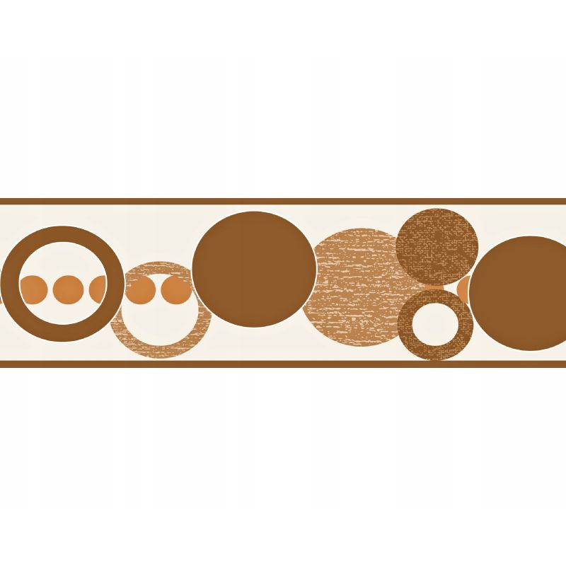 PASEK OZDOBNY DEKORACYJNY BORDER SAMOPRZYLEPNY 58 BRĄZOWY