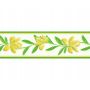 PASEK OZDOBNY DEKORACYJNY BORDER SAMOPRZYLEPNY 58 ŻÓŁTE KWIATY