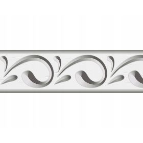 PASEK OZDOBNY DEKORACYJNY BORDER SAMOPRZYLEPNY 58 SREBNY