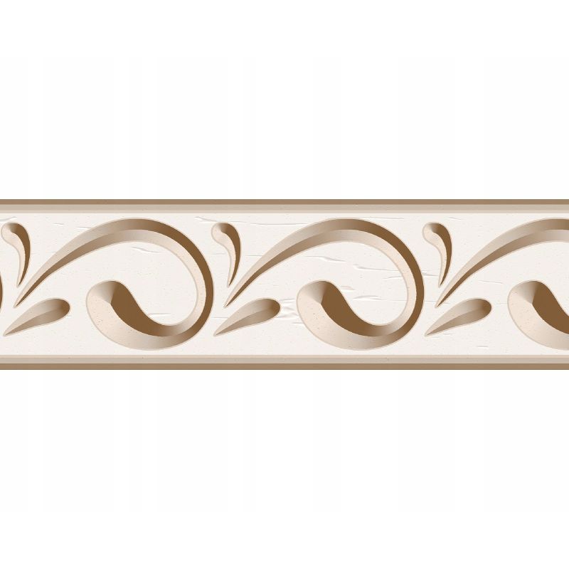 PASEK OZDOBNY DEKORACYJNY BORDER SAMOPRZYLEPNY 58 BEŻ