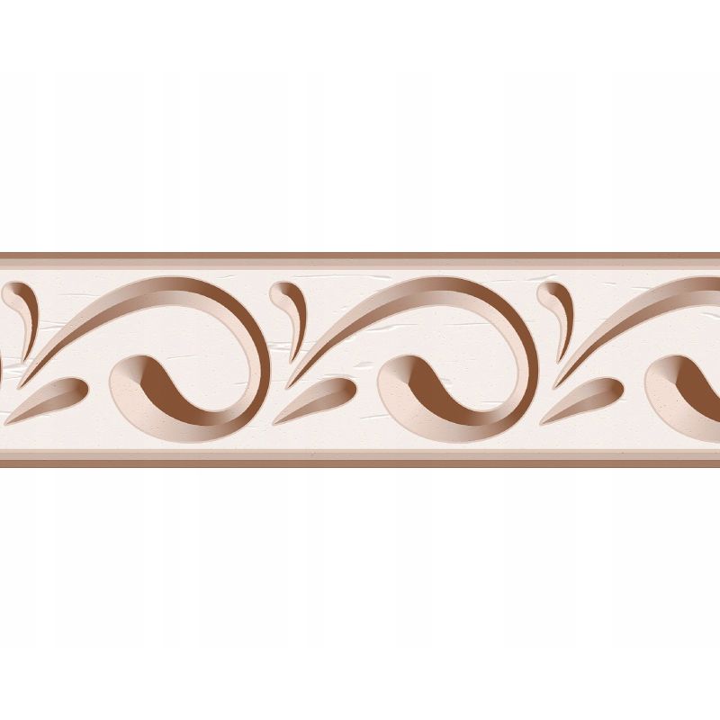 PASEK OZDOBNY DEKORACYJNY BORDER SAMOPRZYLEPNY 58 BEŻ