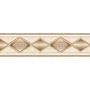 PASEK OZDOBNY WYKOŃCZENIOWY BORDER SAMOPRZYLEPNY  43 ZŁOTE ROMBY