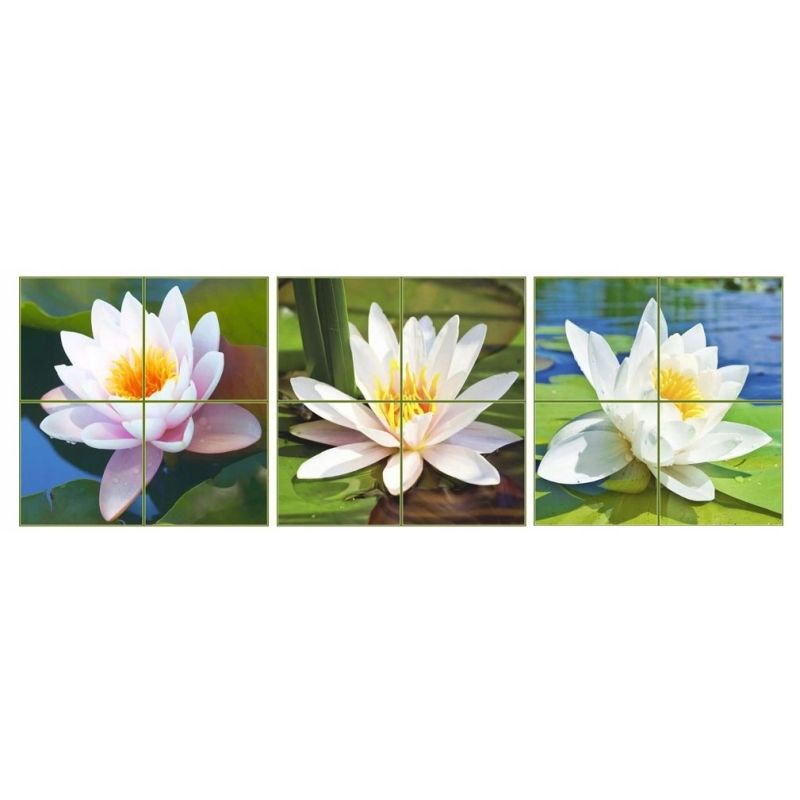 KOMPLET 3 NAKLEJKI NA PŁYTKI ŚCIANĘ SZYBĘ SZKŁO P17