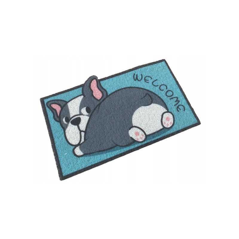 Wycieraczka 38x58cm mata pod buty dywanik chodnicze Animal BULDOG Francuski