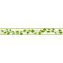 PASEK OZDOBNY DEKORACYJNY BORDER SAMOPRZYLEPNY 58 ZIELONE LIŚCIE