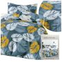 Komplet pościel 140 x 200 + poszewka pościel LIŚCIE Monstery