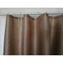 GRUBA ZASŁONA PRYSZNICOWA POLIESTROWA 180cm x 180 BRĄZOWE KROPKI