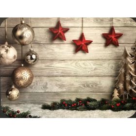 PODKŁADKA MATA LAMINOWANA NA STÓŁ BOŻE NARODZENIE DESKA BOMBKI