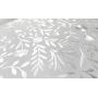 OBRUS CERATA BIAŁA SREBRNE KWIATKI GRUBA NA METRY