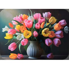 PODKŁADKA MATA STOŁOWA LAMINOWANA NA STÓŁ BUIKET KOLOROWE TULIPANY