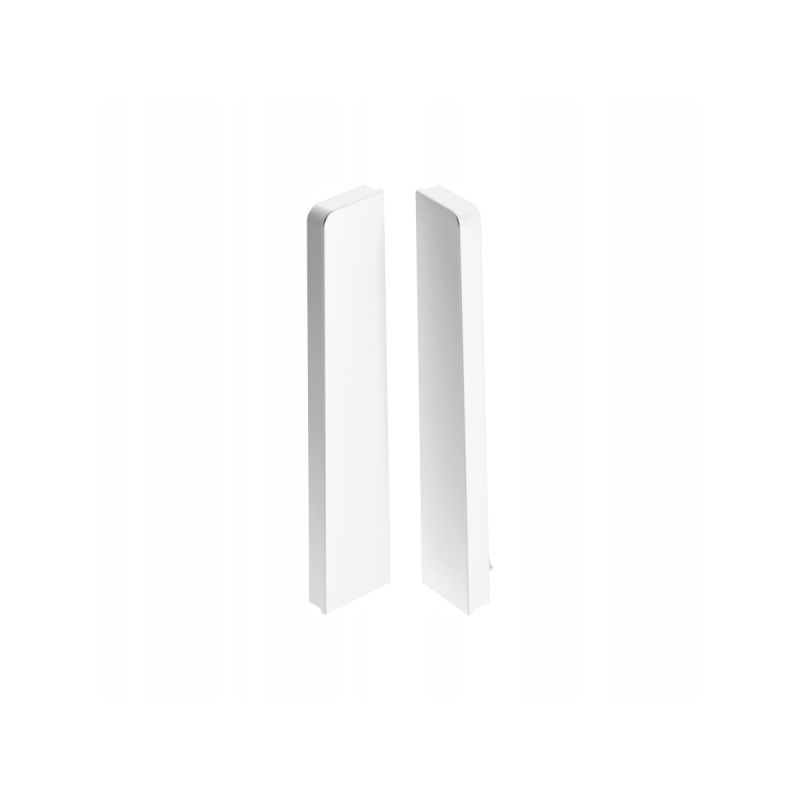 Listwa Cezar MASTERLINE 80 zaślepki listwy 1kpl  L+P Biały RAL 9003 Mat