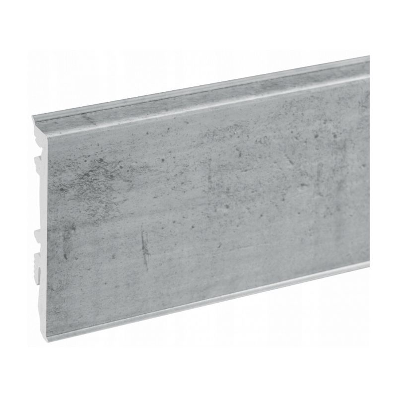 Listwa przypodłogowa Cezar MASTERLINE BETON Wodoodporna 80mm 2,2m Greystone