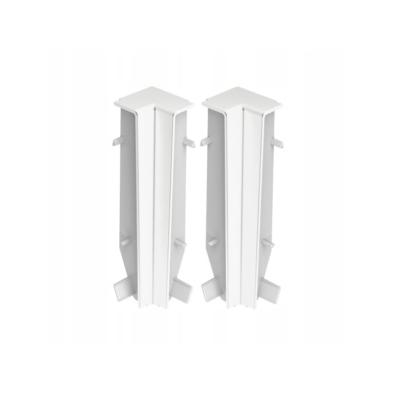 Listwa Cezar MASTERLINE 80 narożnik wewnętrzny kpl 2szt Biały RAL 9003 Mat