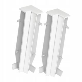 Listwa Cezar MASTERLINE 60 narożnik wewnętrzny kpl 2szt Biały RAL 9003 Mat