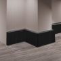 Listwa Cezar MASTERLINE 80 zaślepki listwy kpl  L+P Czarny RAL9005 Mat