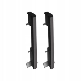 Listwa Cezar MASTERLINE 80 łącznik listwy kpl 2szt Czarny RAL 9005 Mat
