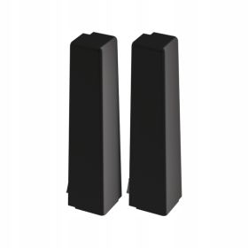 Listwa Cezar MASTERLINE 80 narożnik zewnętrzny kpl 2szt Czarny RAL9005 Mat