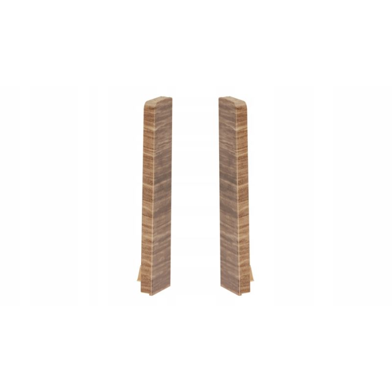 Listwa Cezar MASTERLINE 80 DĄB zaślepki listwy kpl 2szt L+P Umbra