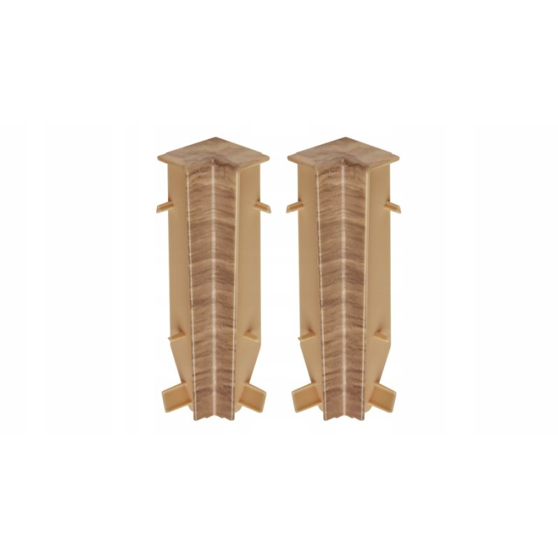 Listwa Cezar MASTERLINE 80 DĄB narożnik wewnętrzny kpl 2szt Umbra