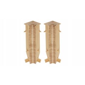 Listwa Cezar MASTERLINE 80 DĄB narożnik wewnętrzny kpl 2szt Tabacco