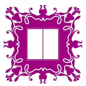 Naklejka welurowa ochronna na kontakt gniazdko NPW 210-18 różowy