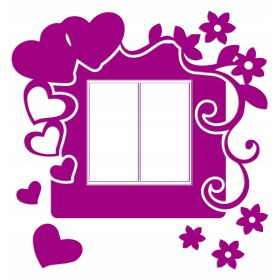 Naklejka welurowa ochronna na kontakt gniazdko NPW 210-17 L różowy