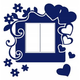 Naklejka welurowa ochronna na kontakt gniazdko NPW 210-17 P granatowy