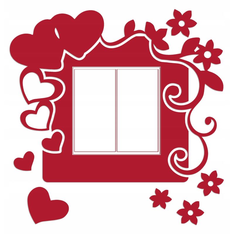 Naklejka welurowa na kontakt gniazdko NPW 210-17 L czerwonyy