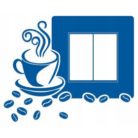 Naklejka welurowa ochronna na kontakt gniazdko NPW 210-10 L niebieski