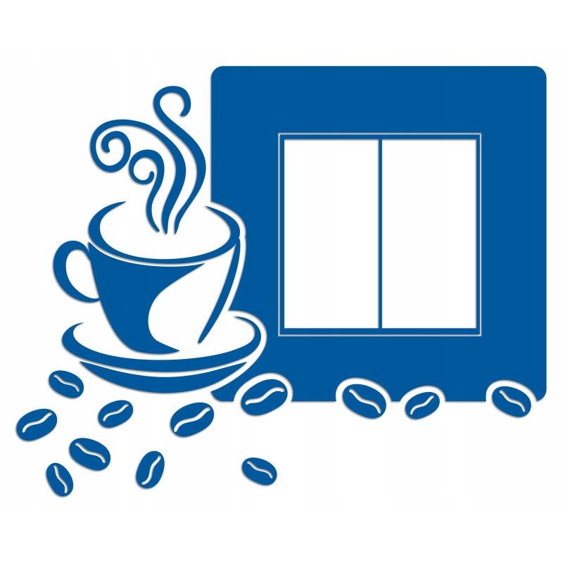 Naklejka welurowa ochronna na kontakt gniazdko NPW 210-10 L niebieski