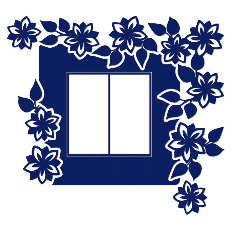 Naklejka welurowa ochronna na kontakt gniazdko NPW 210-19 P granatowy