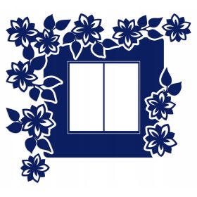 Naklejka welurowa ochronna na kontakt gniazdko NPW 210-19 L granatowy