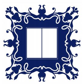 Naklejka welurowa ochronna na kontakt gniazdko NPW 210-18 granatowy