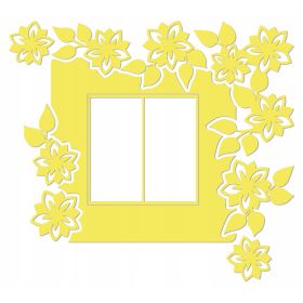 Naklejka welurowa ochronna na kontakt gniazdko NPW 210-19 P żółty