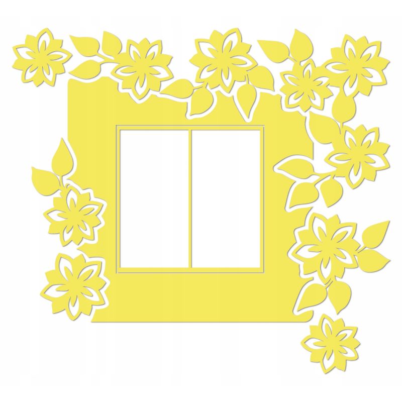 Naklejka welurowa ochronna na kontakt gniazdko NPW 210-19 P żółty