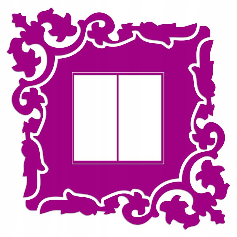 Naklejka welurowa ochronna na kontakt gniazdko NPW 210-05 różowy