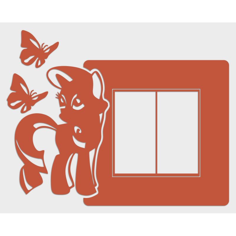 Naklejka welurowa ochronna na kontakt gniazdko NPW 210-03 L