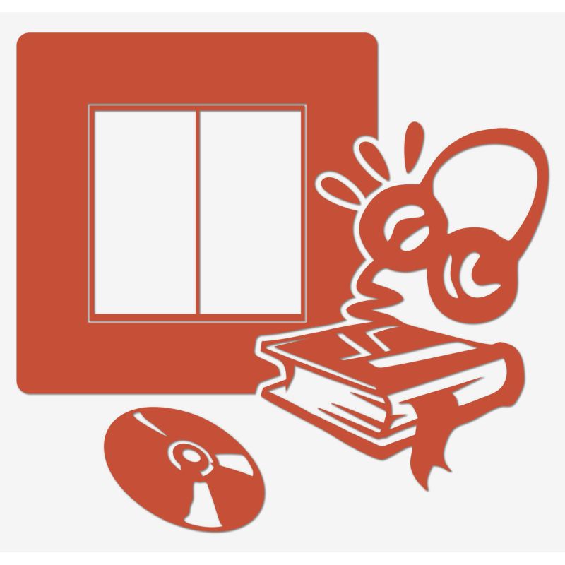 Naklejka welurowa ochronna na kontakt gniazdko NPW 210-04 P