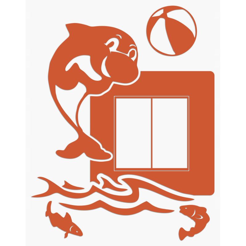 Naklejka welurowa ochronna na kontakt gniazdko NPW 210-08 L